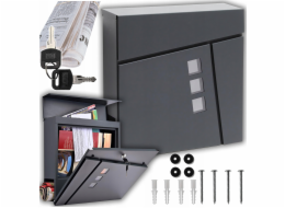 YokaHome POŠTOVNÍ SCHRÁNKA M44B NA DOPISY NOVIN MODERN ANTR