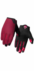 Giro Dámské rukavice LA DND GEL s dlouhými prsty, velikost tmavě třešňová/malinová. S (obvod ruky 178-203 mm / délka ruky 175-180 mm) (NOVINKA 2024)