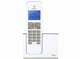 ExtraLink PROFOON PDX-8400TE - DECT-telefon s 1 mobilním telefonem, bílý/bílý
