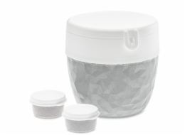 Orion Svačinový box, nádoba na salát a omáčku BENTOBOX L, 3 kusy, KOZIOL