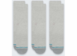 Stance Ponožky Icon Crew, 3 páry, šedo-vřesové