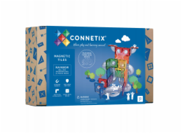 ProNice CONNETIX Rainbow Ball Run rozšiřující balíček s 66 kusy magnetické dráhy s kuličkami 3+