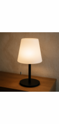 HOMESTYLING LAMPA S MĚNÍCÍ BARVU, MATNÁ ČERNÁ