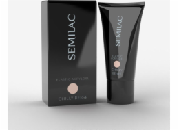 Semilac Elastic akrylový gel na nehty Double Flex - chladivě béžový 30g