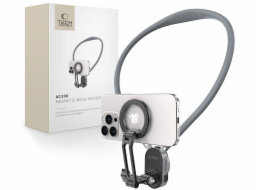 Tech-Protect AC200 MAGNETICKÝ DRŽÁK NA KRK PRO GOPRO A DJI, ŠEDÝ, PASTELKA