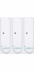 Stance Ponožky Icon Crew, 3 páry, bílé