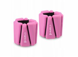 HMS SNK01 RŮŽOVÁ SILIKONOVÁ ZÁVAŽÍ NA CVIČENÍ KOTNÍKŮ A ZÁPĚSTÍ