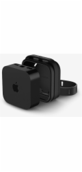 Spigen Silikonový držák Fit, černý - Apple TV 4K 3. generace (2022)