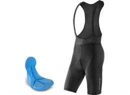 RockBros Cyklistické kraťasy s laclem a chrániči XL - černé