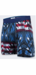 NORMANN Boxerky Stance Banner Brief Modré