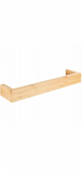 Aloss Věšák na ručníky BAMBOO, bambus, světle hnědý, 40 x 9 x 5 cm, WENKO
