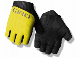 Giro Pánské rukavice BRAVO II GEL s krátkými prsty, zvýraznění žluté, vel. XL (obvod ruky 248-267 mm / délka ruky 200-210 mm) (NOVINKA 2025)