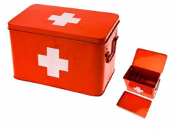 Tzmo Kovová lékárnička, dárek, 31,5 x 19 x 21 cm