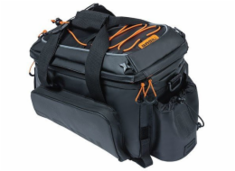 Basil Plachtová brašna do kufru MILES TARPAULIN XL PRO 9-36L, 100% vodotěsná, černooranžová (bez montážní desky) (NOVINKA 2024)