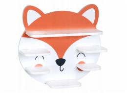 Kesper Nástěnná police s ušima do dětského pokoje, 45 cm