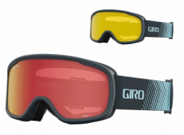 Giro Zimní brýle ROAM DARK SHARK LIGHT STREAKER (jantarově šarlatové 19-42% S2 + žluté 77% S1 čočky) (NOVINKA 2024/2025)