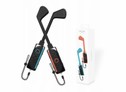 JYS 2x Golfová tyč Golfová tyč pro Joy-Con pro Nintendo Switch 2 pro Mario Golf / 2x Černá / ns2265