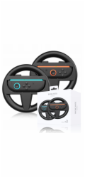JYS 2x držák Joy-Con ovladačů na volant pro Nintendo Switch 2 NSW2 pro Mario Kart / 2x černý / ns226