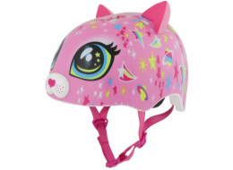 C-PREME Dětská helma RASKULLZ ASTRO CAT růžová, velikost. S CHILD FS 5+ (50-54 cm) (NOVINKA)