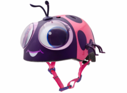 C-PREME Dětská helma RASKULLZ GOOGLY LADY BUG junior růžová vel. XS TOODLER FS 3+ (48-52 cm) (NOVINKA)