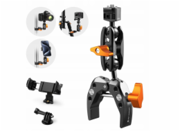 Kf Multifunkční držák svěrek s kulovou hlavou 3D magické rameno / K&f / Ms13 / 1.083