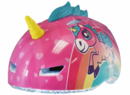 C-PREME Dětská helma RASKULLZ UNICORN 3D pro juniory velikost XS INFANT FS 1+ (48-52 cm) (NOVINKA 2025)