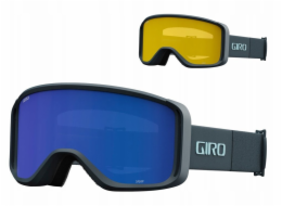 Giro Zimní brýle SAGEN DARK SHARK THIRDS (šedo-kobaltové čočky 8-18% S3 + žluté čočky 71% S1) (NOVINKA 2024/2025)