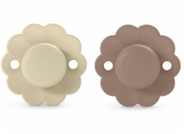 Suavinex - 308410-PHYSIOLOGICAL dudlík SX PRO silikonový 2 ks/6-18m/ŠEDĚ-UMBER/WONDER