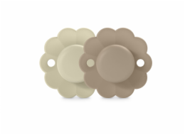 Suavinex - 308404-PHYSIOLOGICAL dudlík SX PRO silikonový 2 ks/0-6m/WGRAY-CORK/WONDER