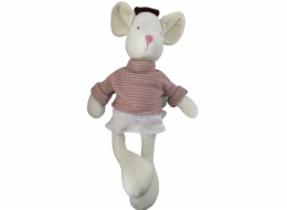 Lalazoo MM STEFANIA MYŠ SE SAMETOVÝM OBLEČENÍM