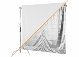 Aurora&nbsp;Studiová&nbsp;vlajka&nbsp;Wag&nbsp;Flag&nbsp;183x183cm&nbsp;stříbrná/bílá