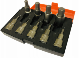 Bahco SADA NÁSTRČNÝCH KLÍČŮ 1/2 4-17 ŠESTIHRÁN, 6 DÍLŮ.