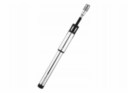 Lezyne Ruční pumpa BIRZMAN Infinite Apogee MTB (Presta/Schrader), 90 psi/6,2 baru, délka 255 mm, CNC, grafit (NOVÁ)