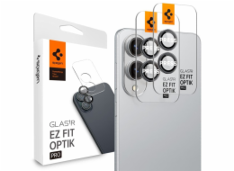 Spigen Optik Pro GLAS.TR EZ Fit Camera Protector 2-Pack - Ochranné sklo pro Samsung Galaxy S25 Edge (2 ks) (černé)