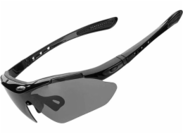 RockBros Cyklistické brýle Photochromic s UV filtrem 400, černé ROCKBROS