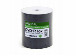 Traxdata RITEK DVD-R 4,7GB 16X TISKNUTELNÝ LÉKAŘSKÝ SP*100