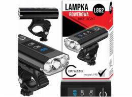 Carruzzo L8G2 CREE 1200 SVĚTLO NA CYKLISTICKÉ SVĚTLO DLOUHÉ/KRÁTKÉ