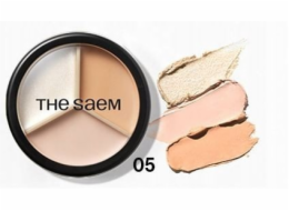 theSaem SAEM Cover Perfection Face Concealer Triple Pot 05 Dark Up Beige