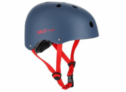Nils Extreme MTW001-1 HELM ŠEDOVĚ-ČERVENÁ VELIKOST M (55-58 CM) NILS EXTREME