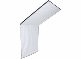 Aurora Studiová vlajka Floppy Flag 122x122cm černá/bílá