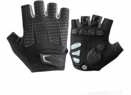 RockBros Cyklistické rukavice s gelovými vložkami velikost L šedé