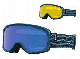 Giro Zimní brýle MOXIE HARBOR BLUE SEQUENCE (ŠEDÁ KOBALTOVÁ 8-18% S3 + ŽLUTÁ 77% S1 čočka) (NOVINKA 2023/2024)