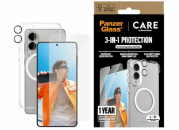 PanzerGlass Pouzdro CARE by Flagship 3v1 + sklo + čočka pro Samsung Galaxy S25 Edge