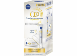 Nivea Dárková sada Q10 Zpevňující denní krém a sérum proti vráskám