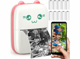 Anek Termotiskárna DRUKUŚ pro děti, růžová