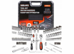 Rockforce Sada nářadí 1/2 a 1/4 109 dílů. (6stranný) (4–22 mm)