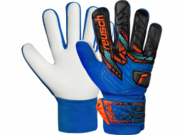 Reusch Brankářské rukavice Attrakt Starter Solid Junior modro-černé 5572514 4467 6.5
