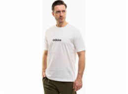 Adidas Pánské tričko Essentials Linear Single bílé JE9000 2XL