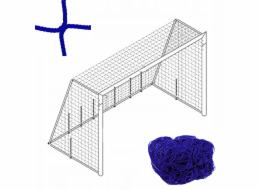 YakimaSport Fotbalová branka 3x2 m | tloušťka 4 mm | modrá barva