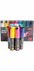 Uni Plakátový popisovač POSCA PC - sada 8 barev, 8 ks